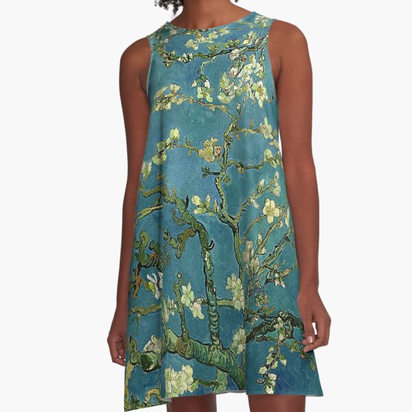 Van Gogh Almond Blossoms A-Line Dress
