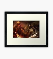 Prepare for a fight Framed Print