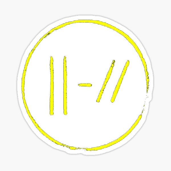 Twenty One Pilots Logo Stickers | Redbubble