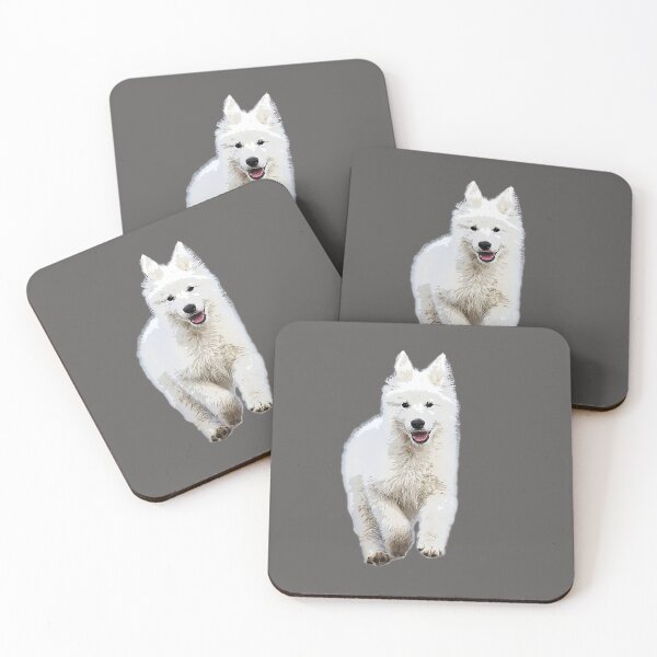 Item preview, White Swiss Shepherd Puppy Dog  designed and sold by Elarex.