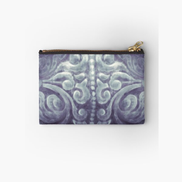 Item preview, Painterly Moonlit Silver Ornate Armor Pattern designed and sold by jsepia.