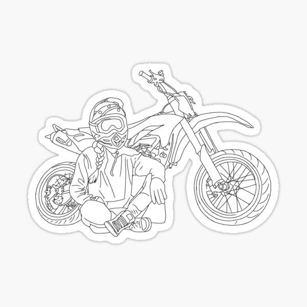 Item preview, Dirtbike Girl designed and sold by bshuff.