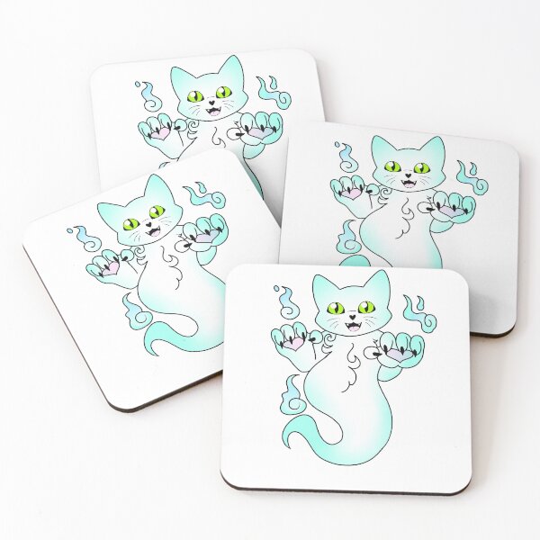 Item preview, Mini Monsters: Ghost Kitty designed and sold by ashwolves5.