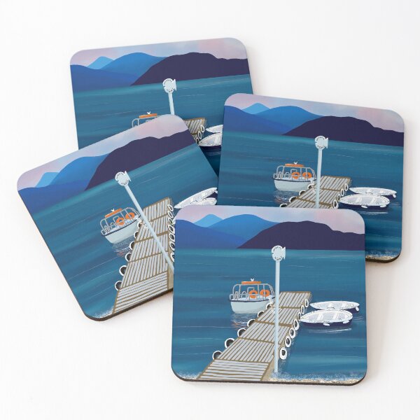 Item preview, Agni Beach Jetty Corfu Greece Greek Art designed and sold by emmafifield.