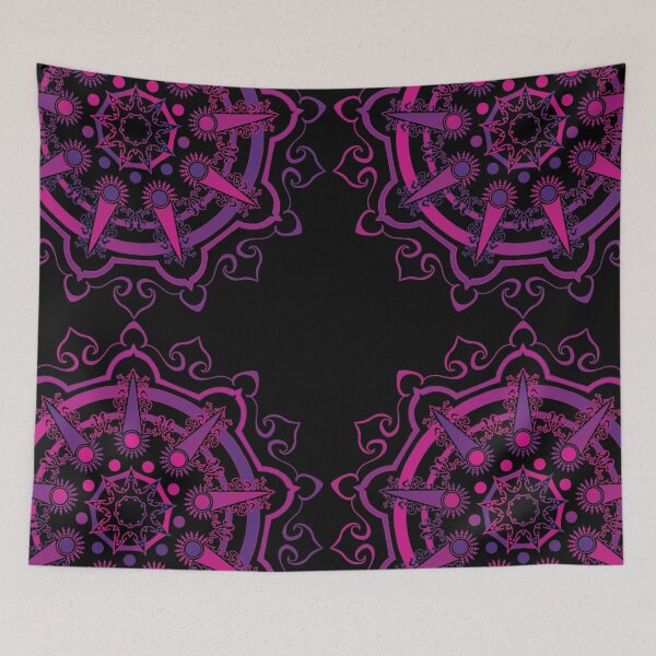 Item preview, Purple Flaming Spike Mandala designed and sold by SirCrim.