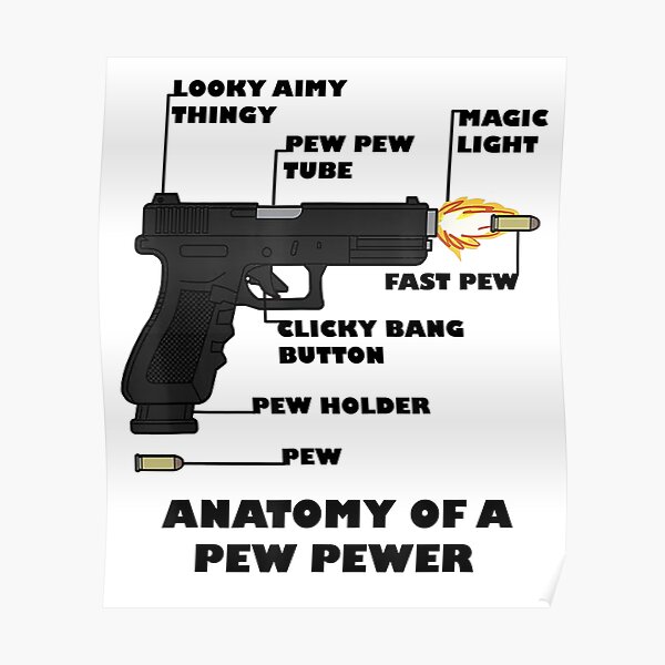 Gun Meme Posters Redbubble - bambi meme roblox pew