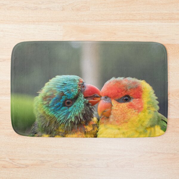 Item preview, Lovey hybrid Rainbow Lorikeets designed and sold by notjustamwac.