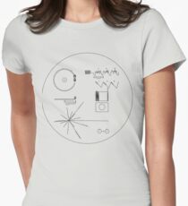 The Voyager Golden Record Women's Fitted T-Shirt