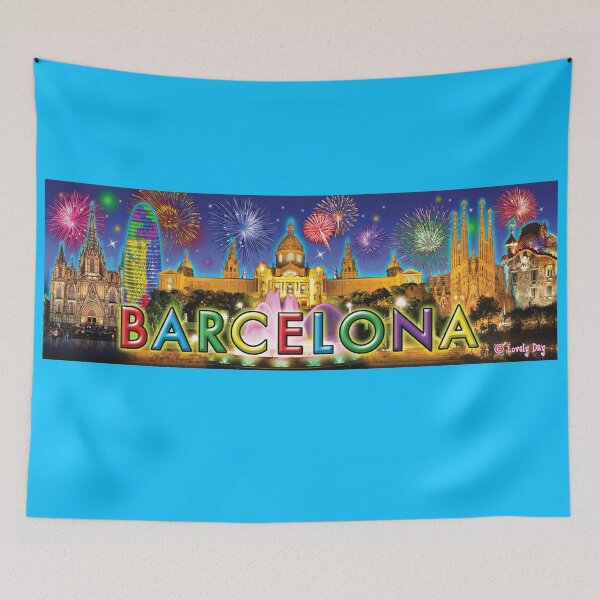 Item preview, Barcelona Fireworks famous Lovely Day Design designed and sold by Lovely Day.