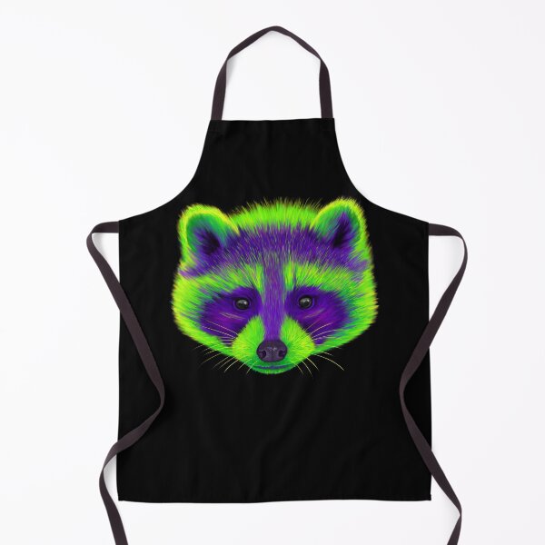 Item preview, Purple and Green Raccoon designed and sold by NeonFuzz.