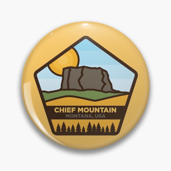 Item preview, Chief Mountain Badge designed and sold by mikepickett.