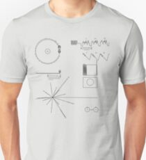 Die Goldene Schallplatte der Voyager Slim Fit T-Shirt