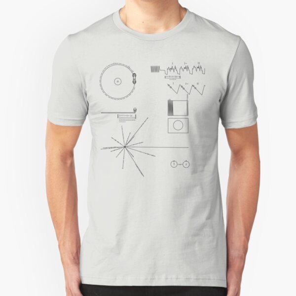 The Voyager Golden Record Slim Fit T-Shirt