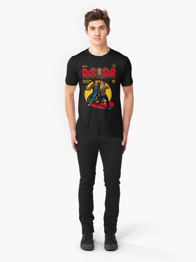 Alternate view of Doctor Comic Slim Fit T-Shirt