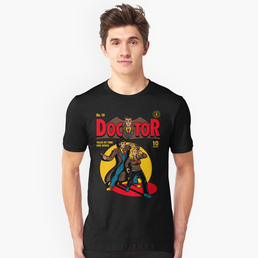 Doctor Comic Slim Fit T-Shirt