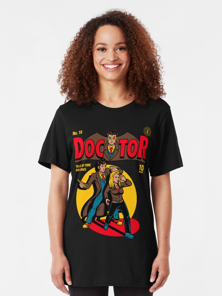 Alternate view of Doctor Comic Slim Fit T-Shirt