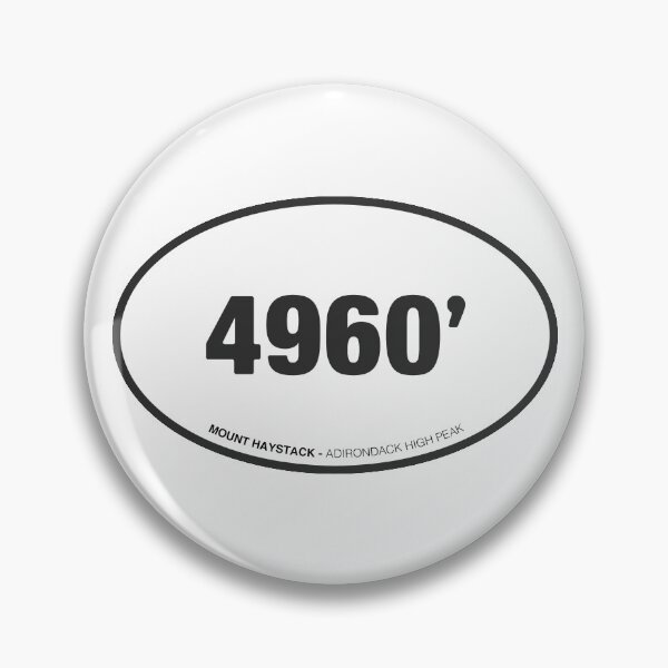 Item preview, Mount Haystack ADK Peak Elevation 4960 designed and sold by mountainandmoor.