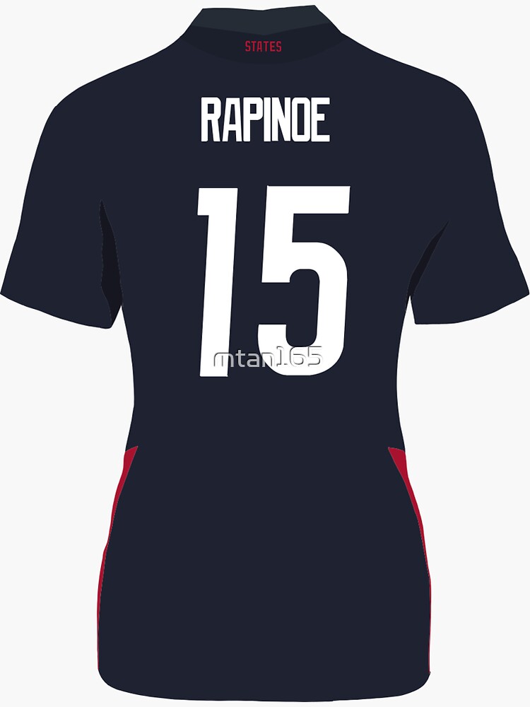 Megan Rapinoe Uswnt 2020 Away Jersey Sticker For Sale By Mtan165 Redbubble 