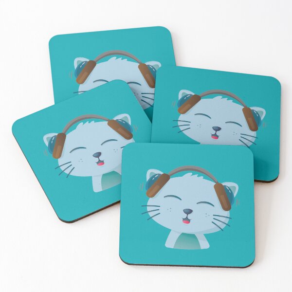 Item preview, Cat listening music designed and sold by dinsorsidum.