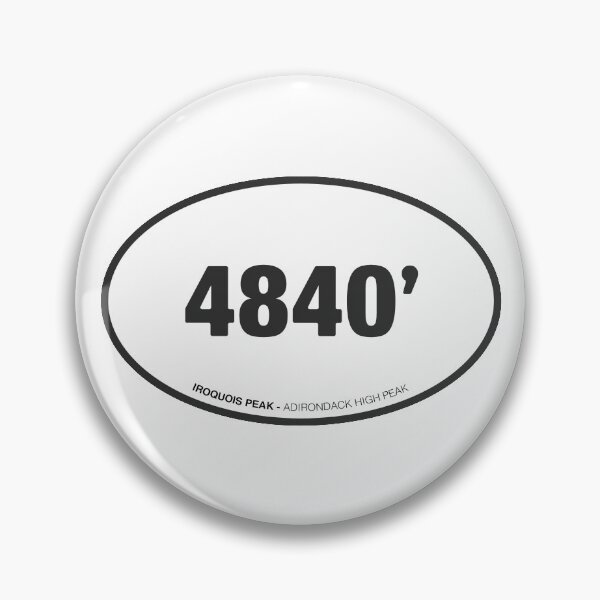 Item preview, Iroquois Peak ADK Peak Elevation 4840 designed and sold by mountainandmoor.