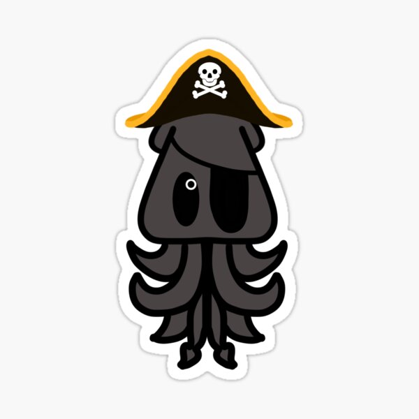 Item preview, Pirate Squid designed and sold by anchorsinastorm.