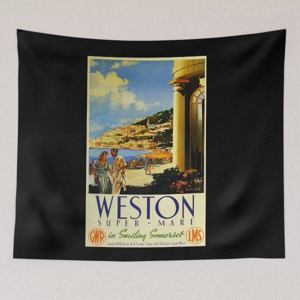Artikelvorschau, Eisenbahn Plakat Weston entworfen und verkauft von stickart-marek.