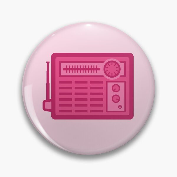 Item preview, Pink Retro Radio designed and sold by mikepickett.