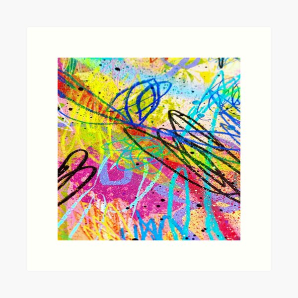 Scribbles Art Print
