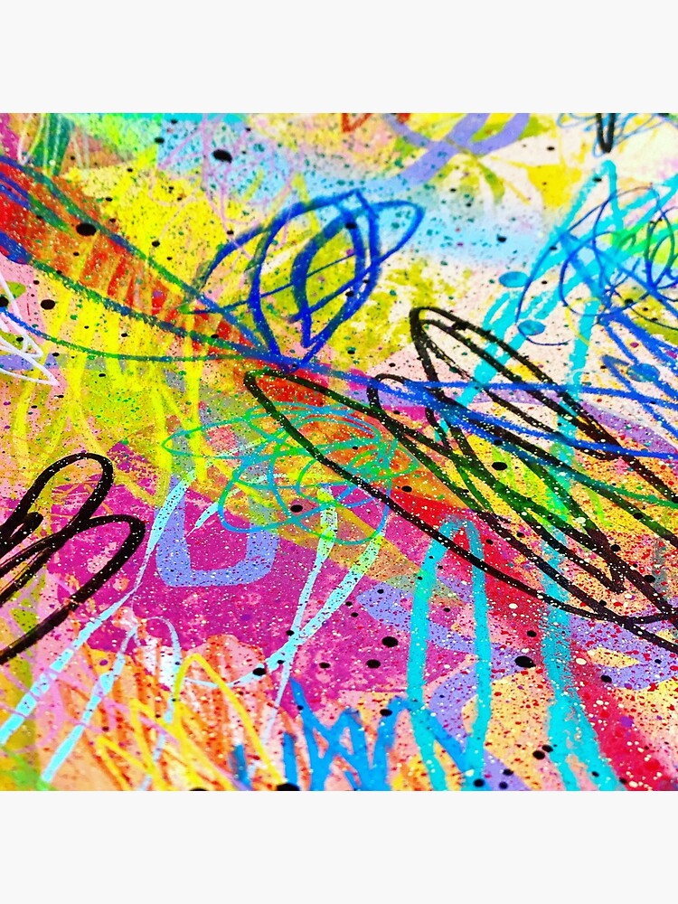 Thumbnail 3 of 3, Poster, Scribbles designed and sold by AR-GlitterFairy.