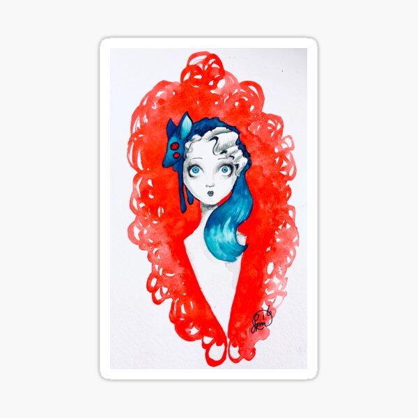 Blue Fox Sticker