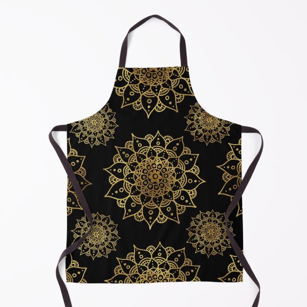 Item preview, Hand Drawn Mandala Pattern - Black & Gold  designed and sold by MysticMagpie.