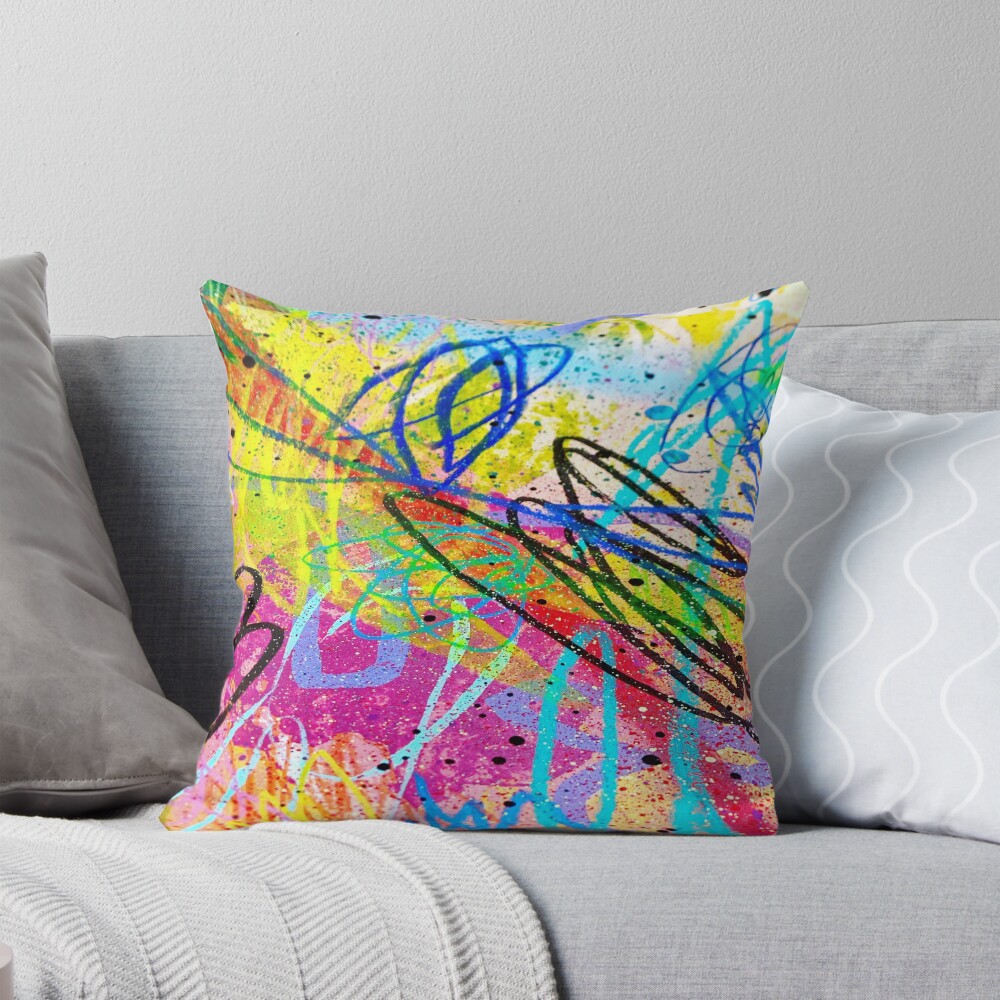 Item preview, Throw Pillow designed and sold by AR-GlitterFairy.