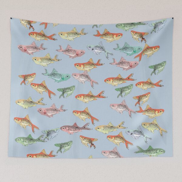 Item preview, Cute Fish - colorful illustration designed and sold by cocotoe.