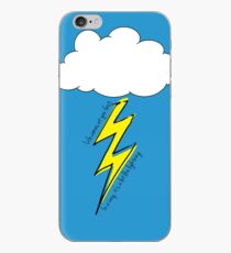 Life comes at you fast. In a way, it's a lot like lighting. iPhone Case