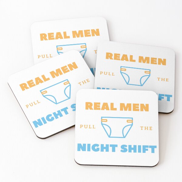 Item preview, Real Men Pull The Night Shift designed and sold by Plant Based  Athletx.