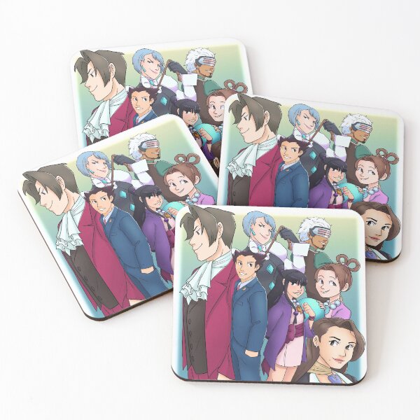 Item preview, Ace Attorney Trilogy Poster designed and sold by Luuuumaaaa.