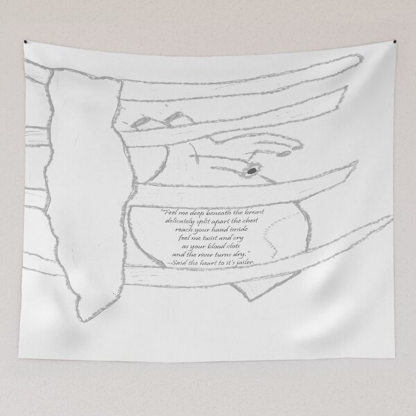 Item preview, The Heart Trapped Within It's Jailer designed and sold by TerriblyTina.