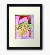 Kermit&Piggy Framed Print