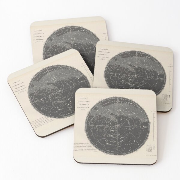Item preview, vintage astrology constellation map designed and sold by trenemon.