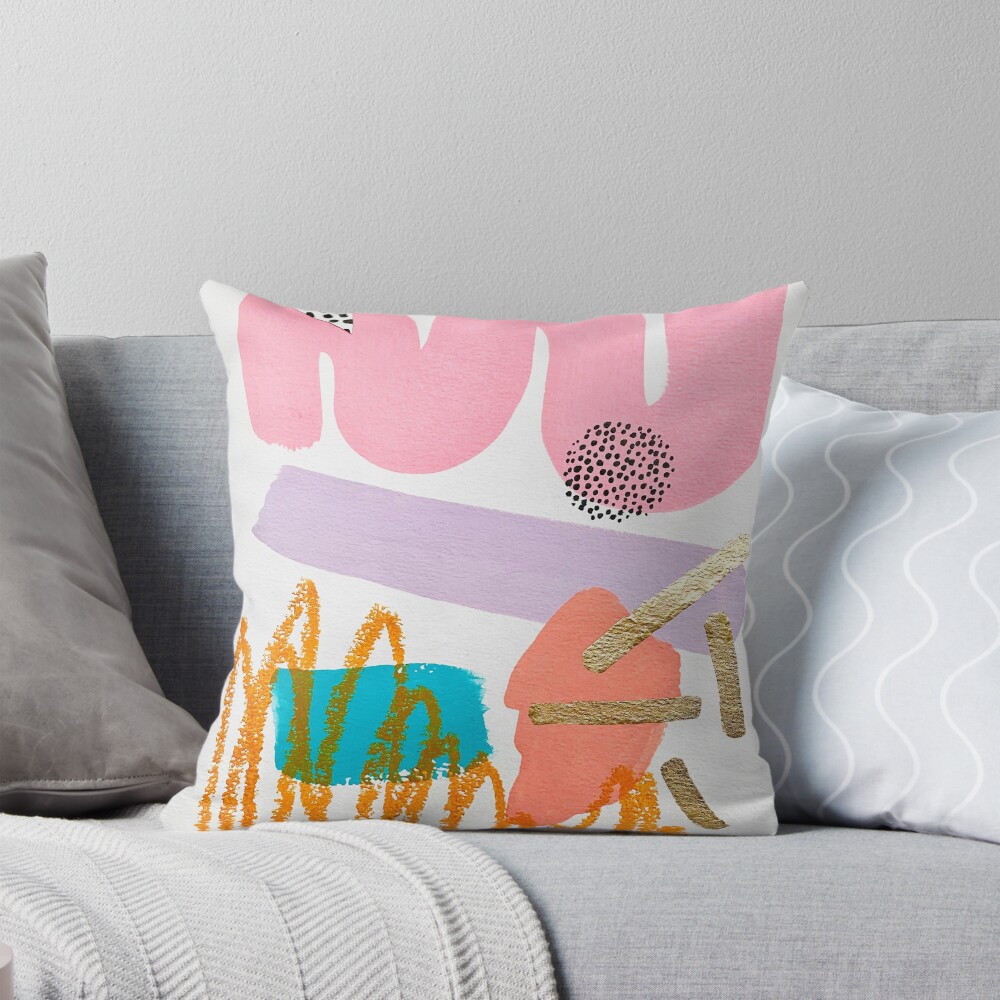 Item preview, Throw Pillow designed and sold by AR-GlitterFairy.