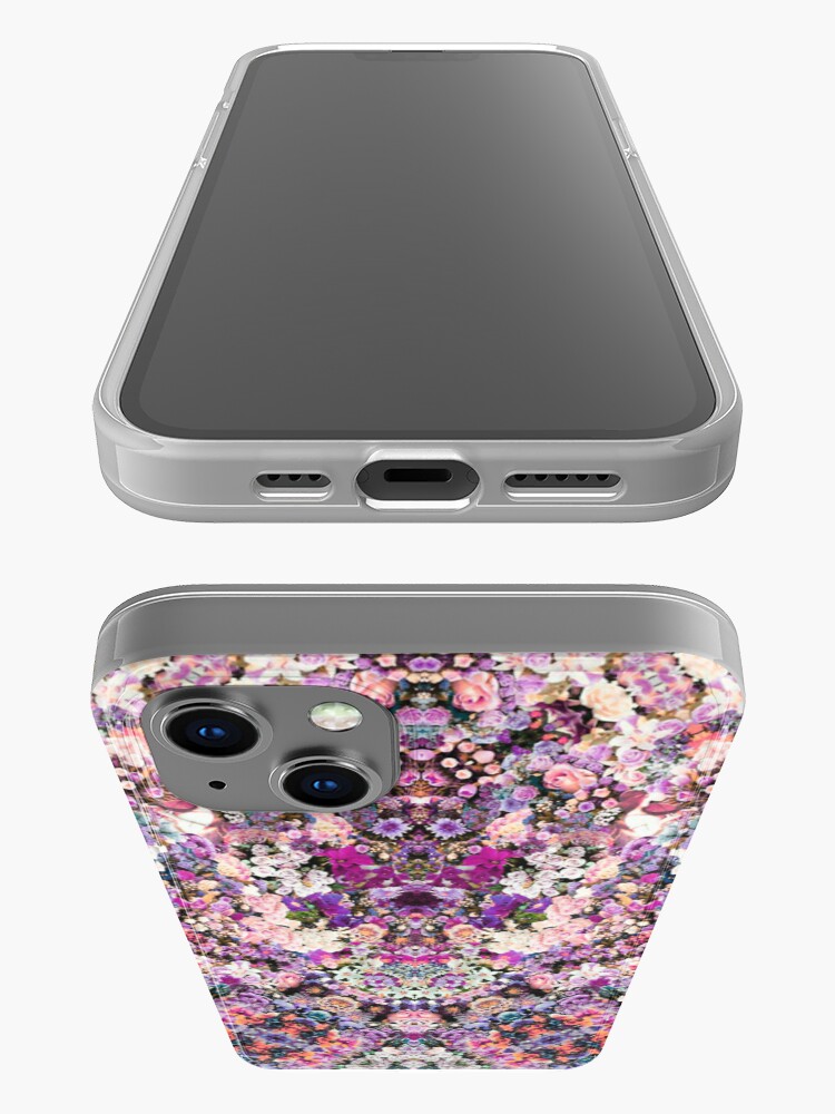 Alternate view of Floral Kaleidoscope iPhone Case