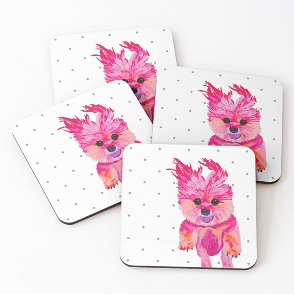 Item preview, I Love Luz the Morkie over Polka Dots designed and sold by Amanda A. Anthony.