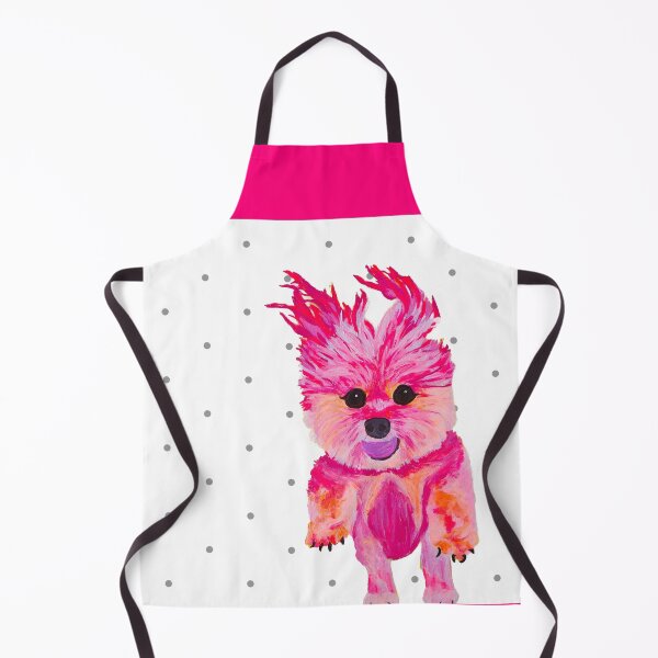 Item preview, I Love Luz the Morkie over Polka Dots designed and sold by Amanda A. Anthony.