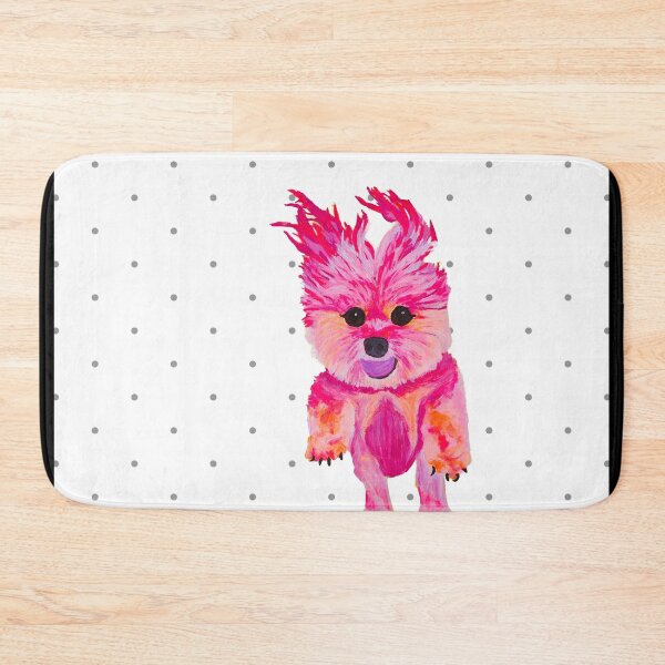 Item preview, I Love Luz the Morkie over Polka Dots designed and sold by Amanda A. Anthony.
