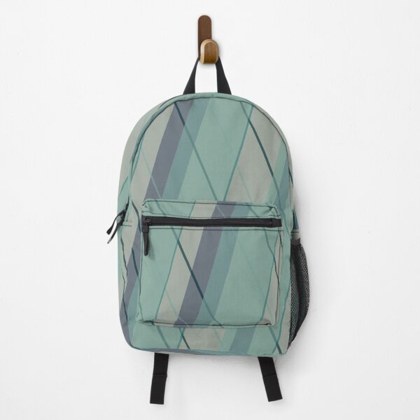 Item preview, Teal blue green stripes designed and sold by BlertaDK.
