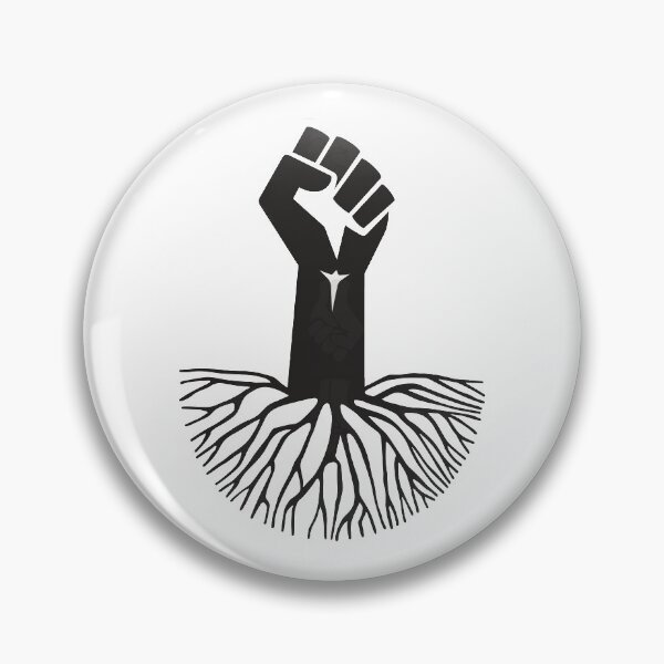 Black Power Fist Pin