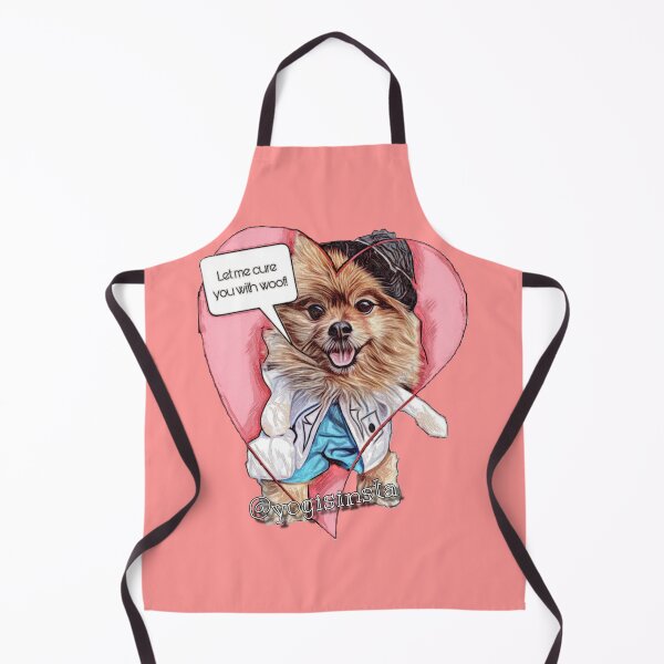Item preview, Pomeranian Nurse "let me cure you with woof" designed and sold by Yogisinsta.