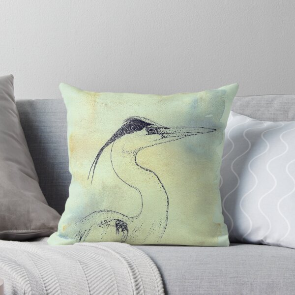 Aperçu de l'œuvre Héron cendré créée et vendue par Wild Green Designs.