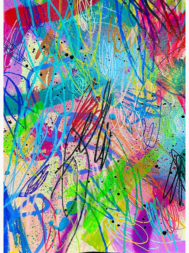 Thumbnail 2 of 2, Art Board Print, Scribble #2 designed and sold by AR-GlitterFairy.