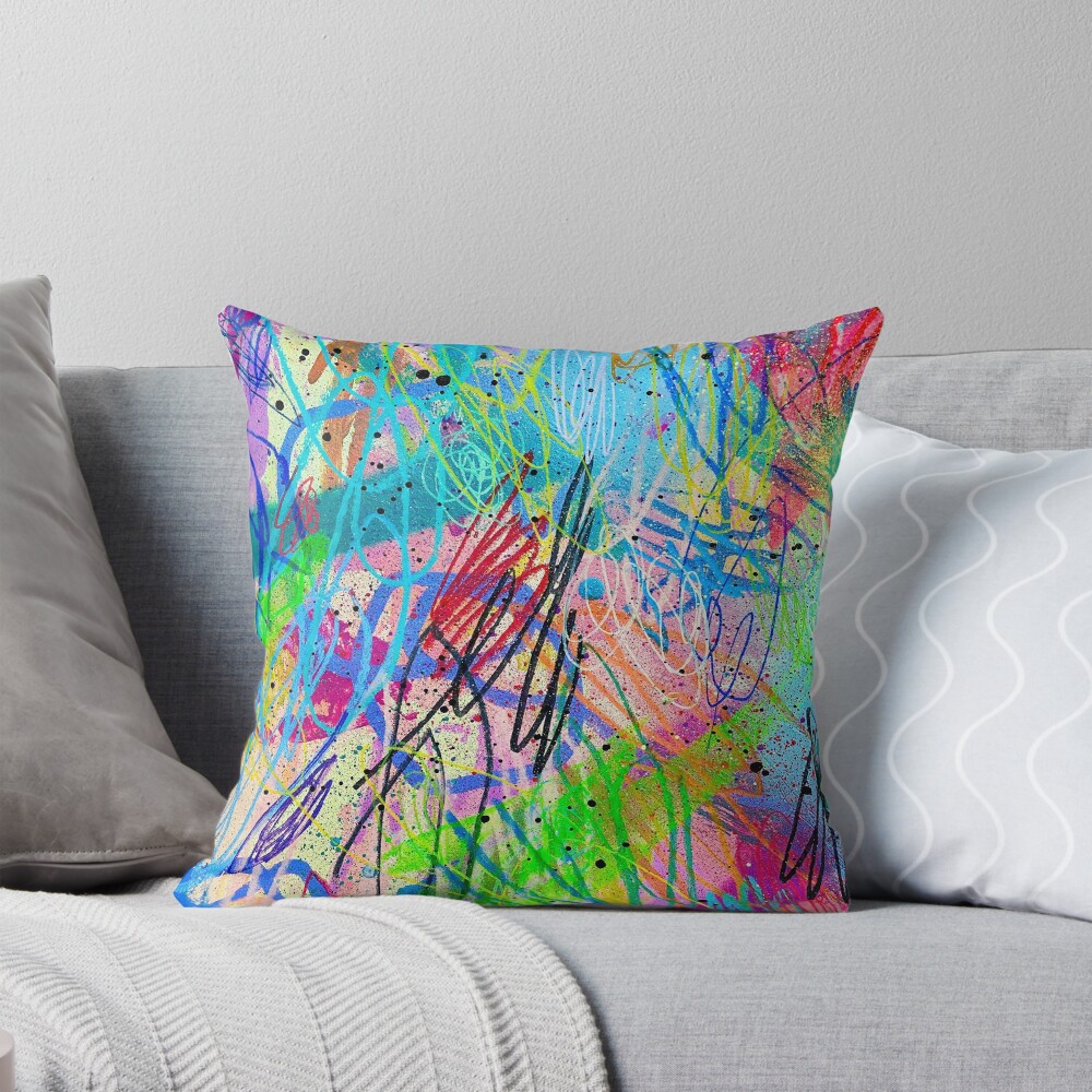 Item preview, Throw Pillow designed and sold by AR-GlitterFairy.